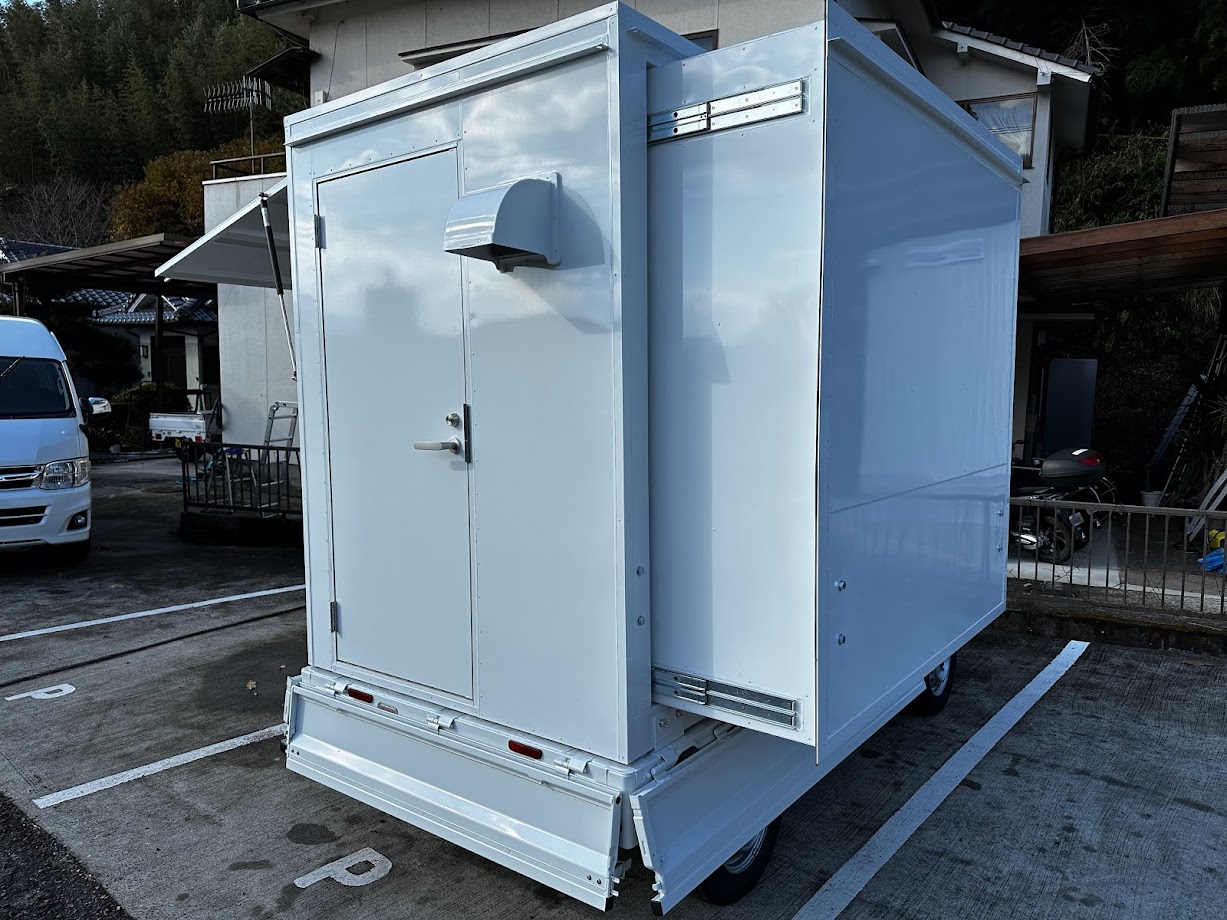 新車展示車】拡張式軽トラキッチンカー販売中【見学できます