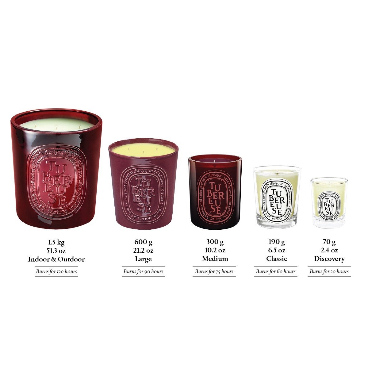 Diptyque - Tubereuse Candle 300g Limited Edition w/ Rattan Lid