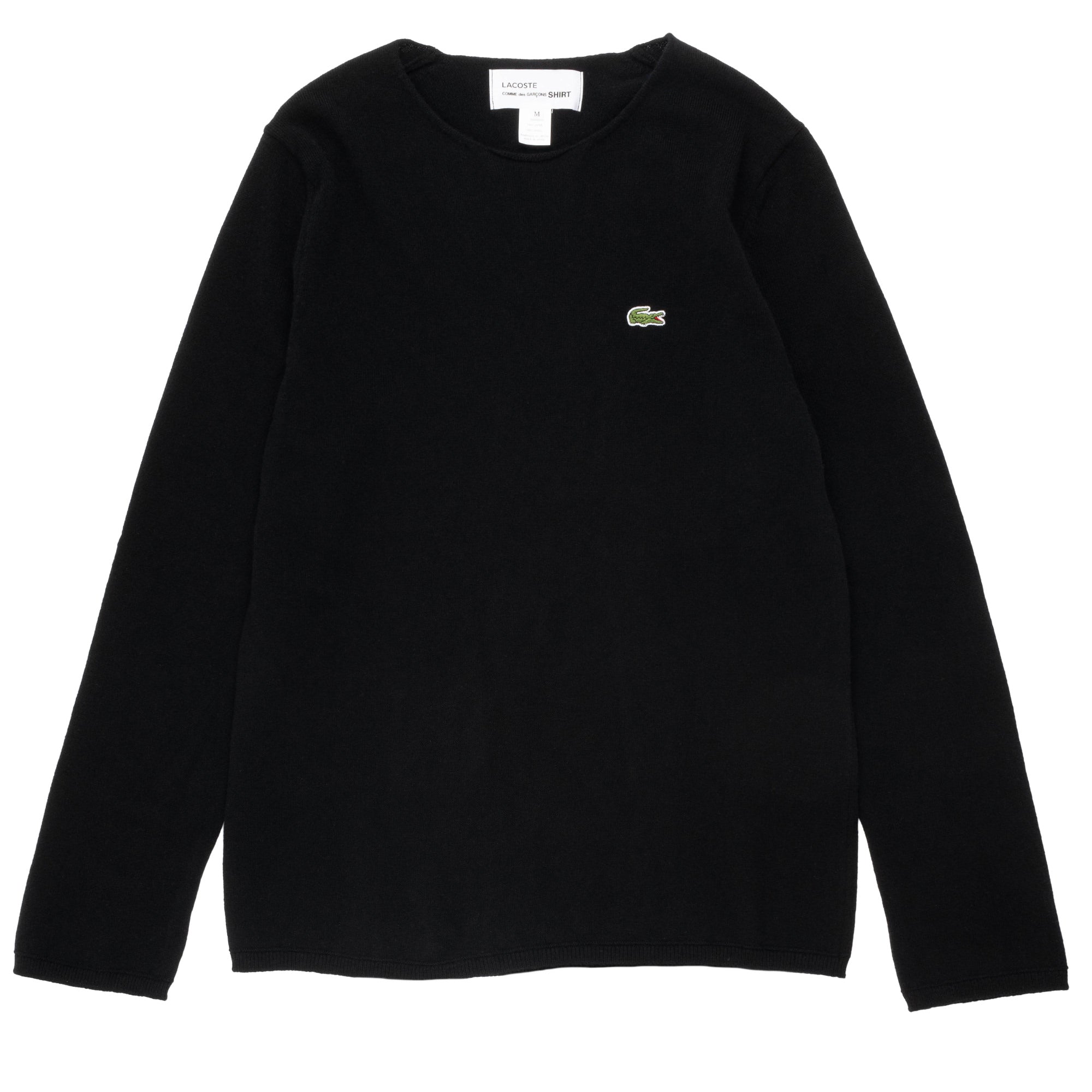 CDG SHIRT Lacoste Wool Sweater FL-N004-W23 Black – Capsule