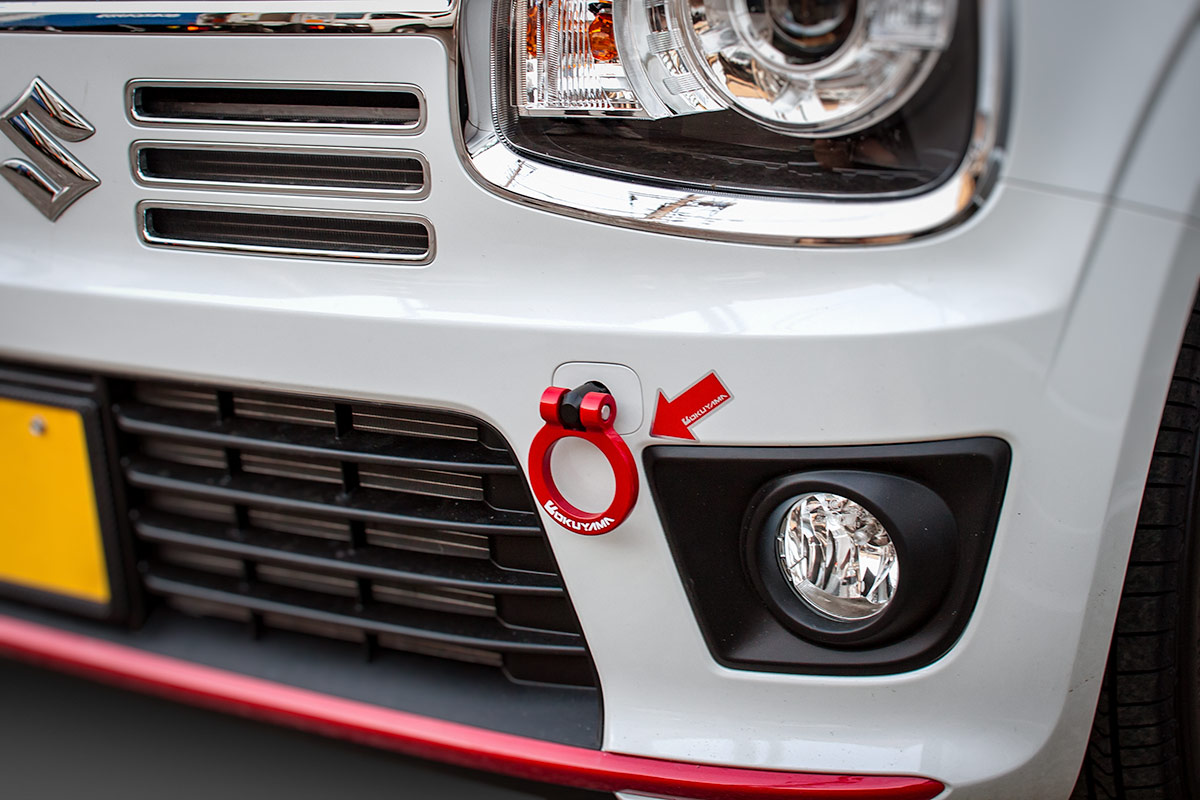 アルト ターボRS/ワークス HA36S フリップアップトーイングフック