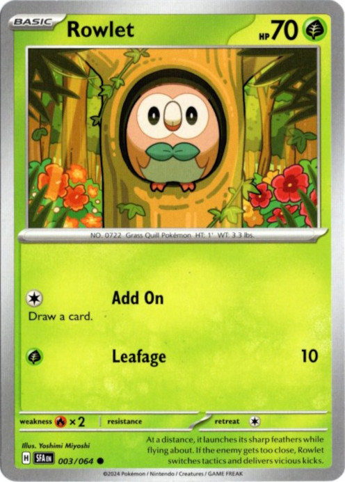 モクロー 海外版 英語版 Rowlet - 003/064 -【Card Chicken】