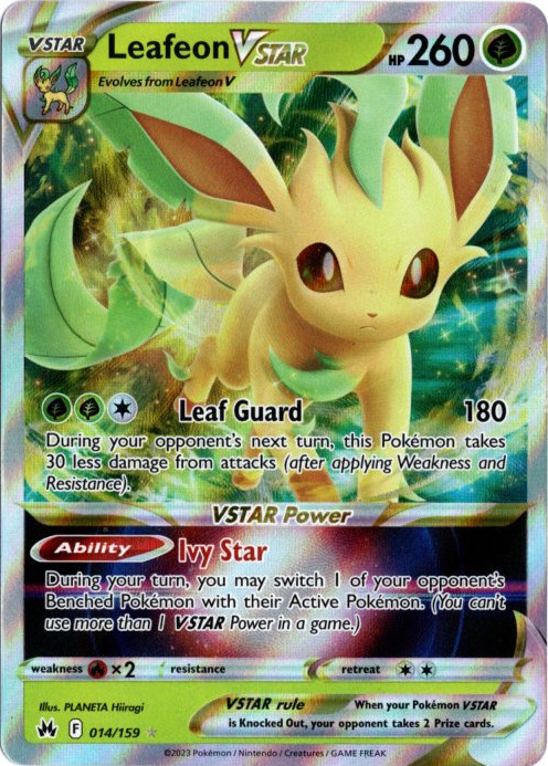 リーフィアVSTAR 海外版 英語版 Leafeon VSTAR - 014/159 -【Card