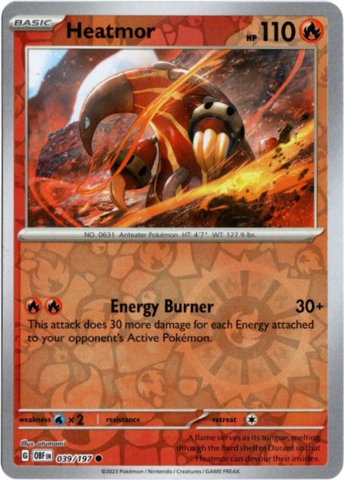 クイタラン 海外版 英語版 リバホロ Heatmor - 039/197 -【Card Chicken】