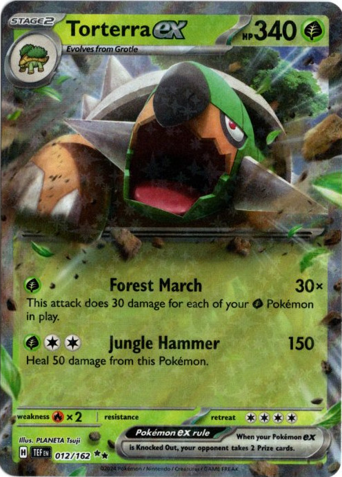 ドダイトスex 海外版 英語版 Torterra ex - 012/162 -【Card Chicken】