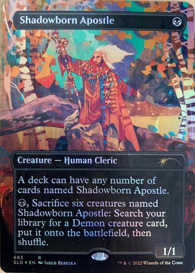 FOIL)(683)影生まれの使徒/Shadowborn Apostle《英語》【SLD】