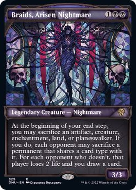 テクスチャーFOIL)甦りし悪夢、ブレイズ/Braids, Arisen Nightmare