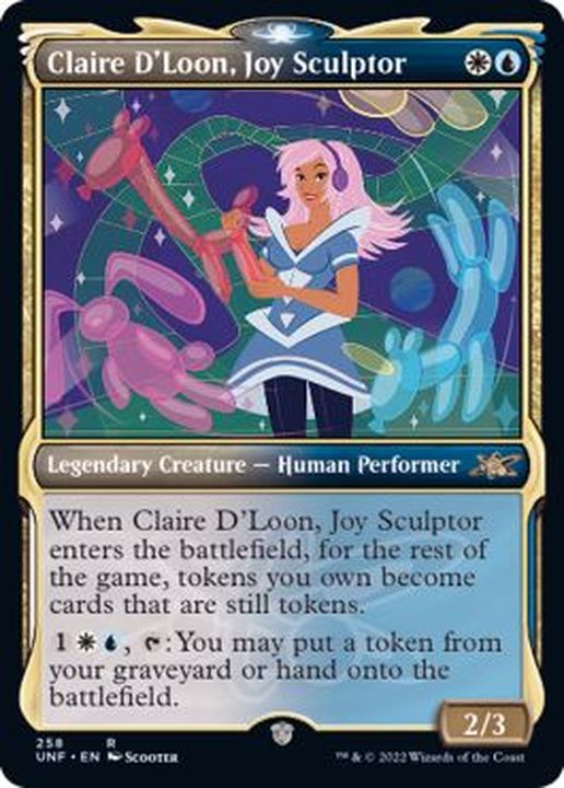 FOIL)(ショーケース枠)Claire D'Loon, Joy Sculptor《英語》【UNF】