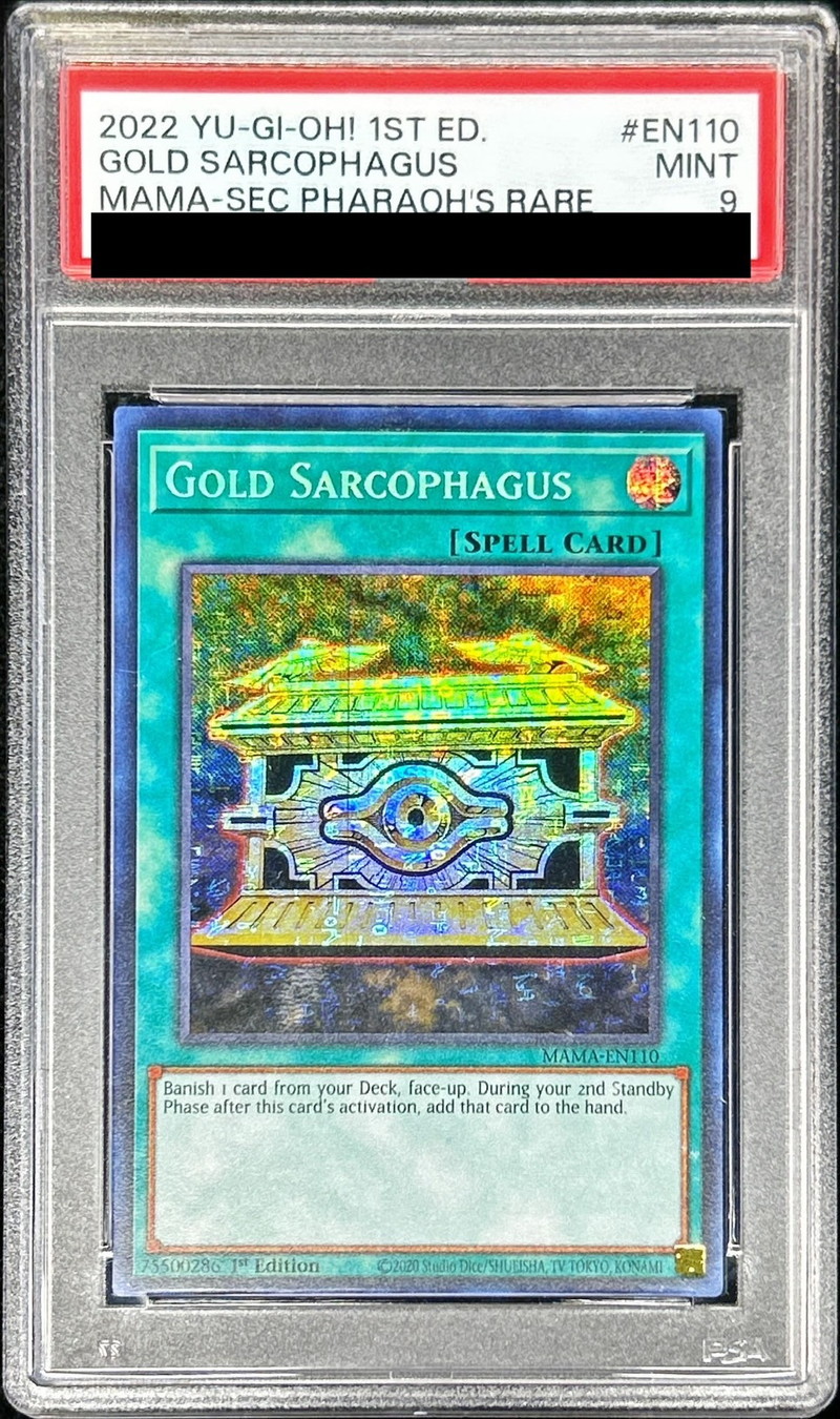 PSA9鑑定済〕☆英語版☆封印の黄金櫃【ファラオズシークレット】{MAMA