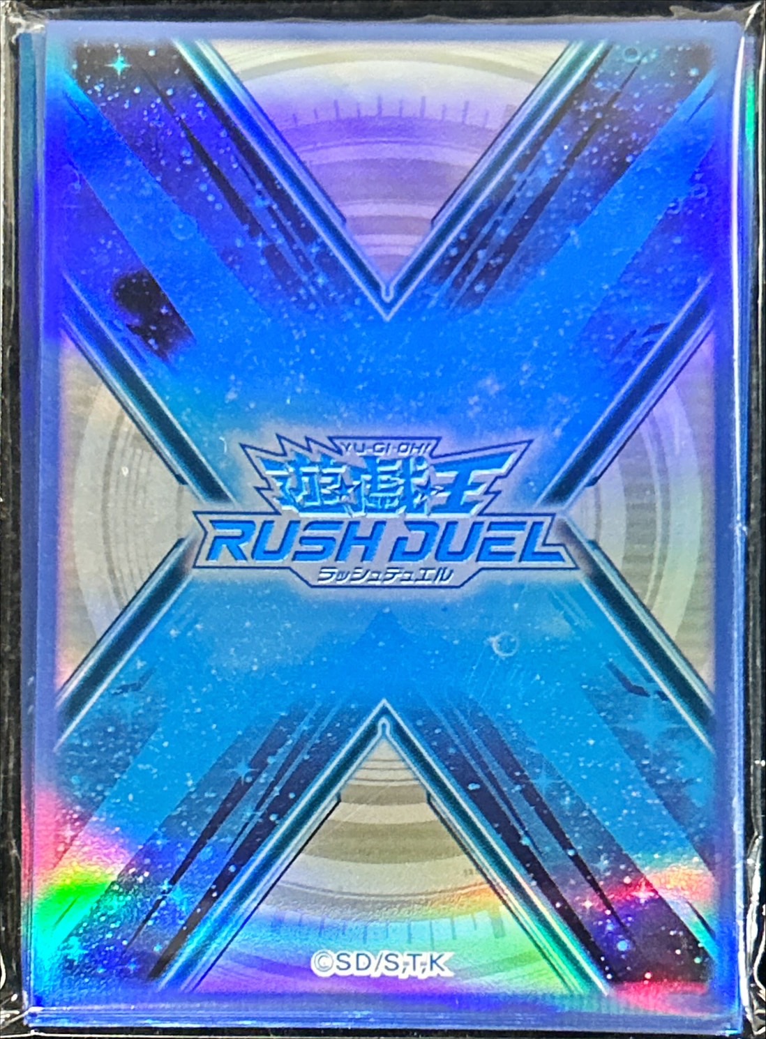 スリーブ『RDロゴ(青/X字)(遊戯王の日RD)』20枚入り【-】{-}《スリーブ》