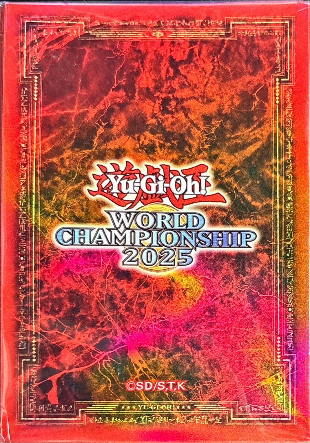 WCS 2025 スリーブ 黒 100枚 スリーブ『WCS2025(赤)』100枚入り