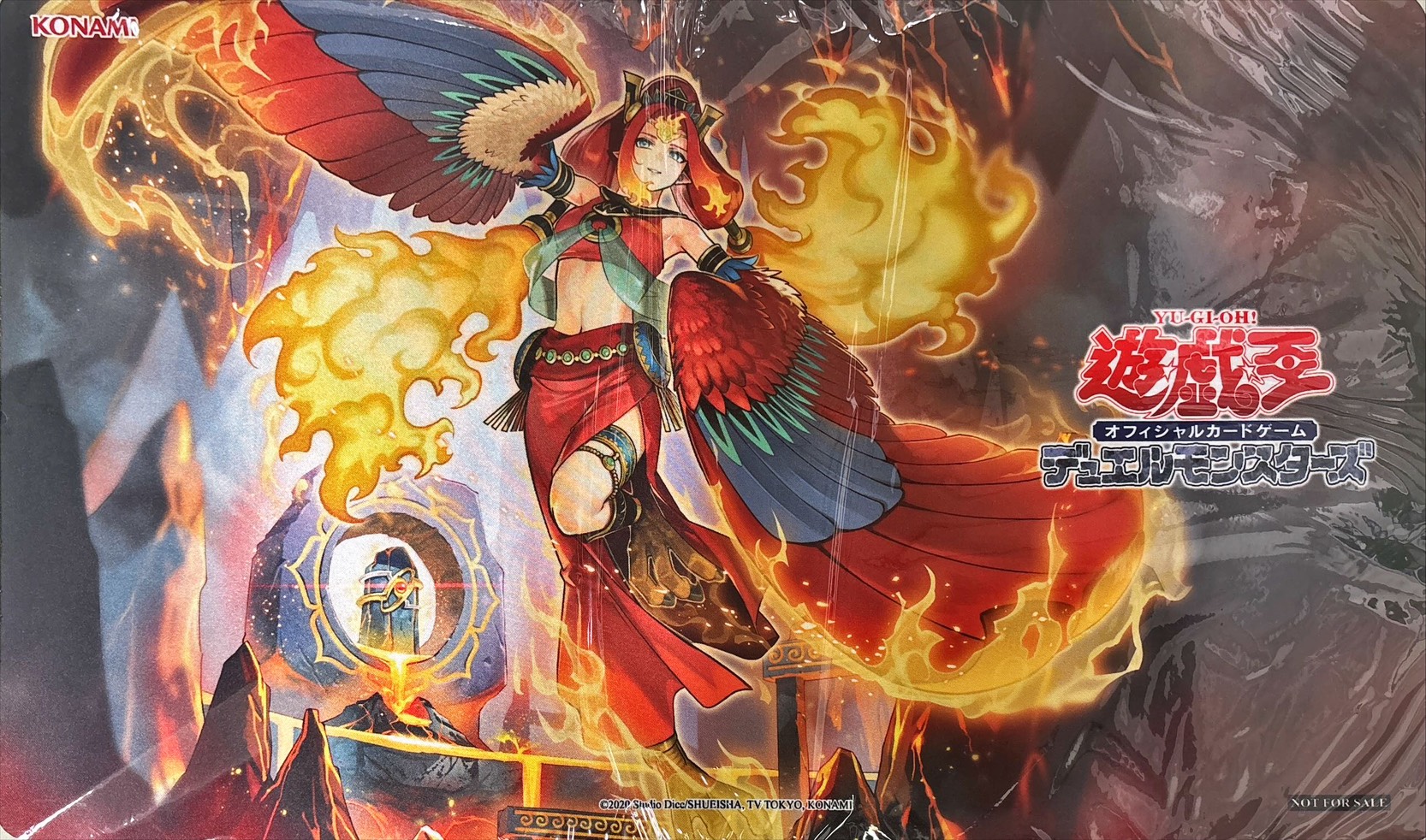 プレイマット『炎王妃ウルカニクス』【-】{-}《プレイマット》