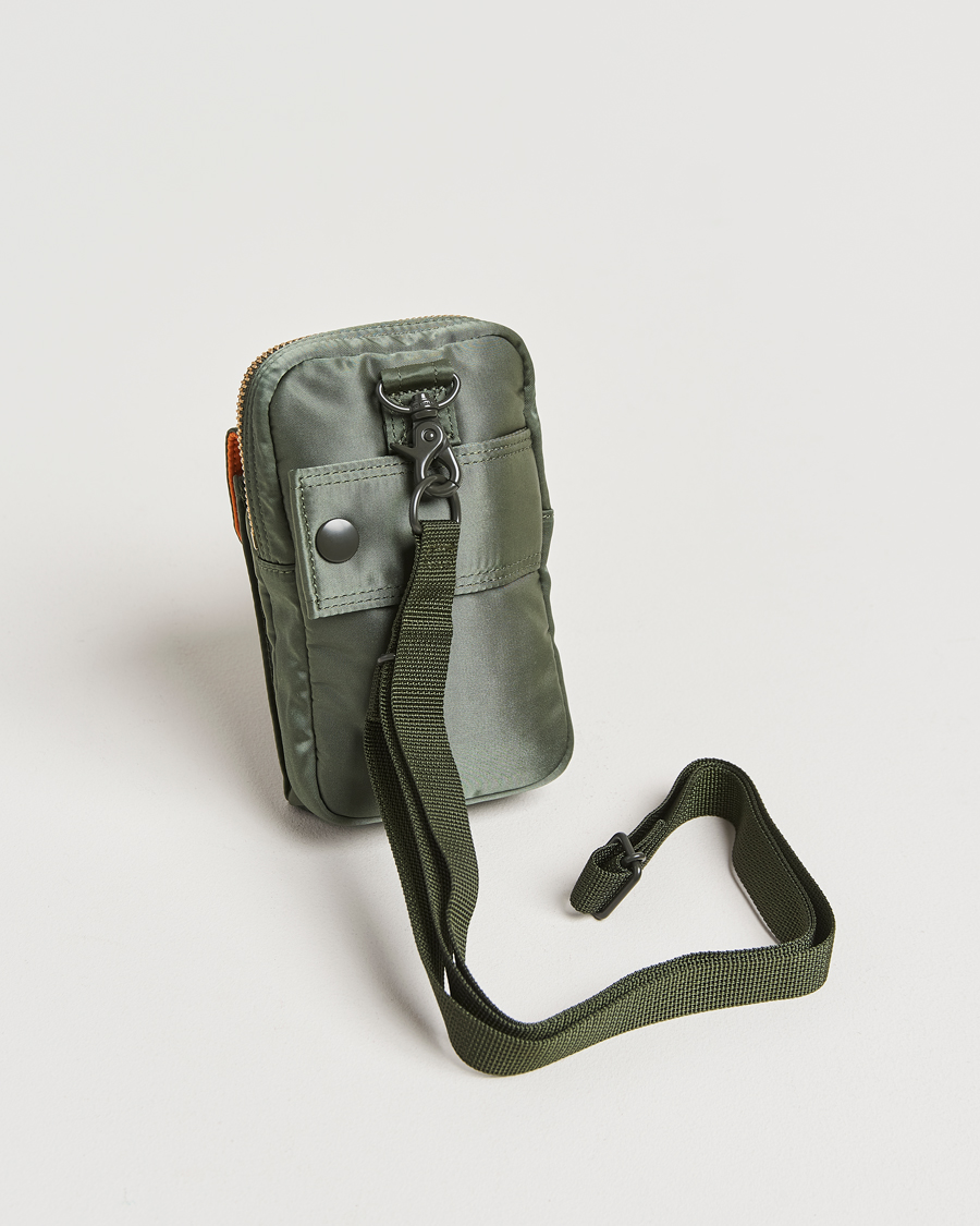 Porter-Yoshida & Co. Tanker Mobile Pouch Sage Green at CareOfCarl.com