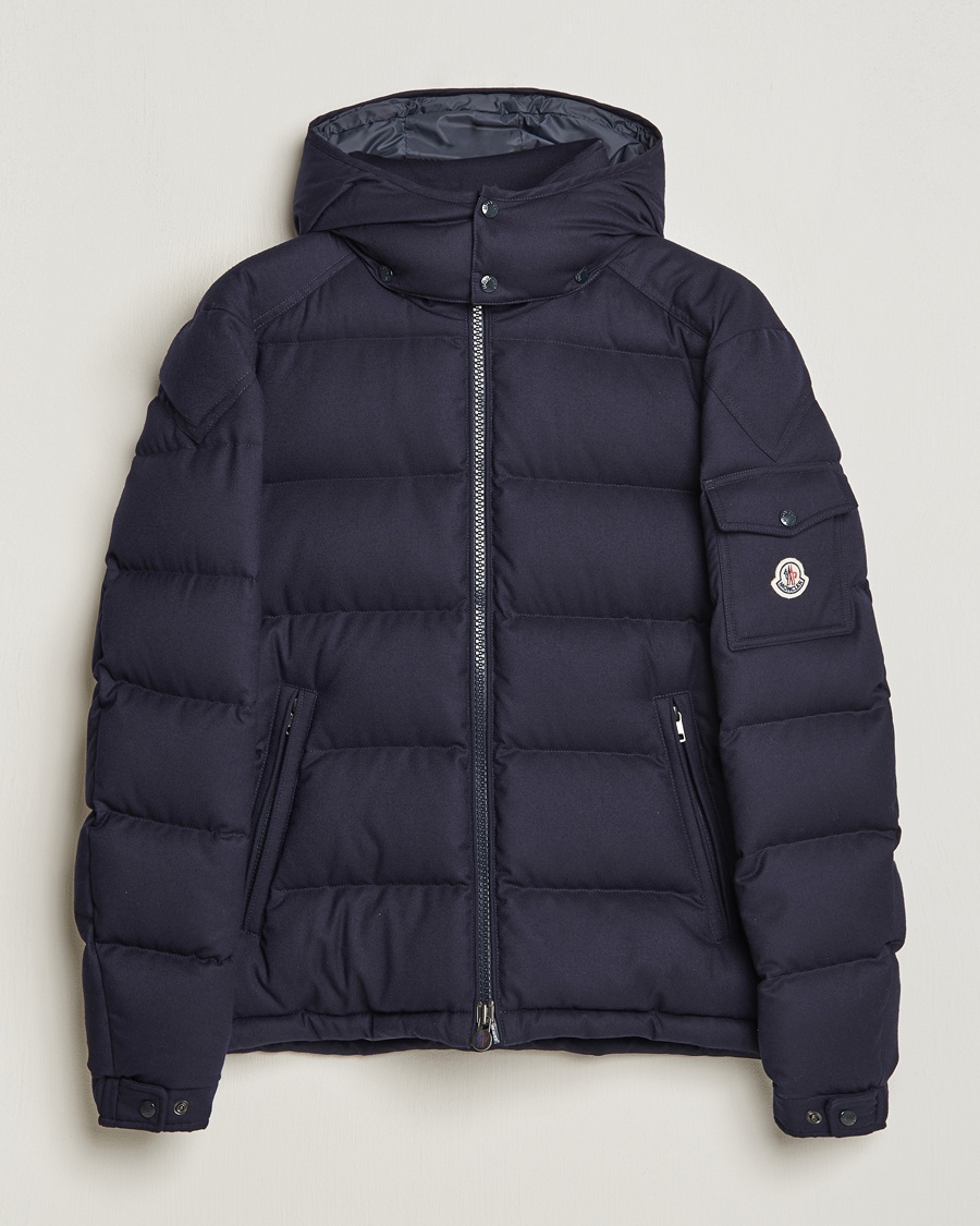 Moncler Hooded Hybrid Zip Cardigan Black at CareOfCarl.com
