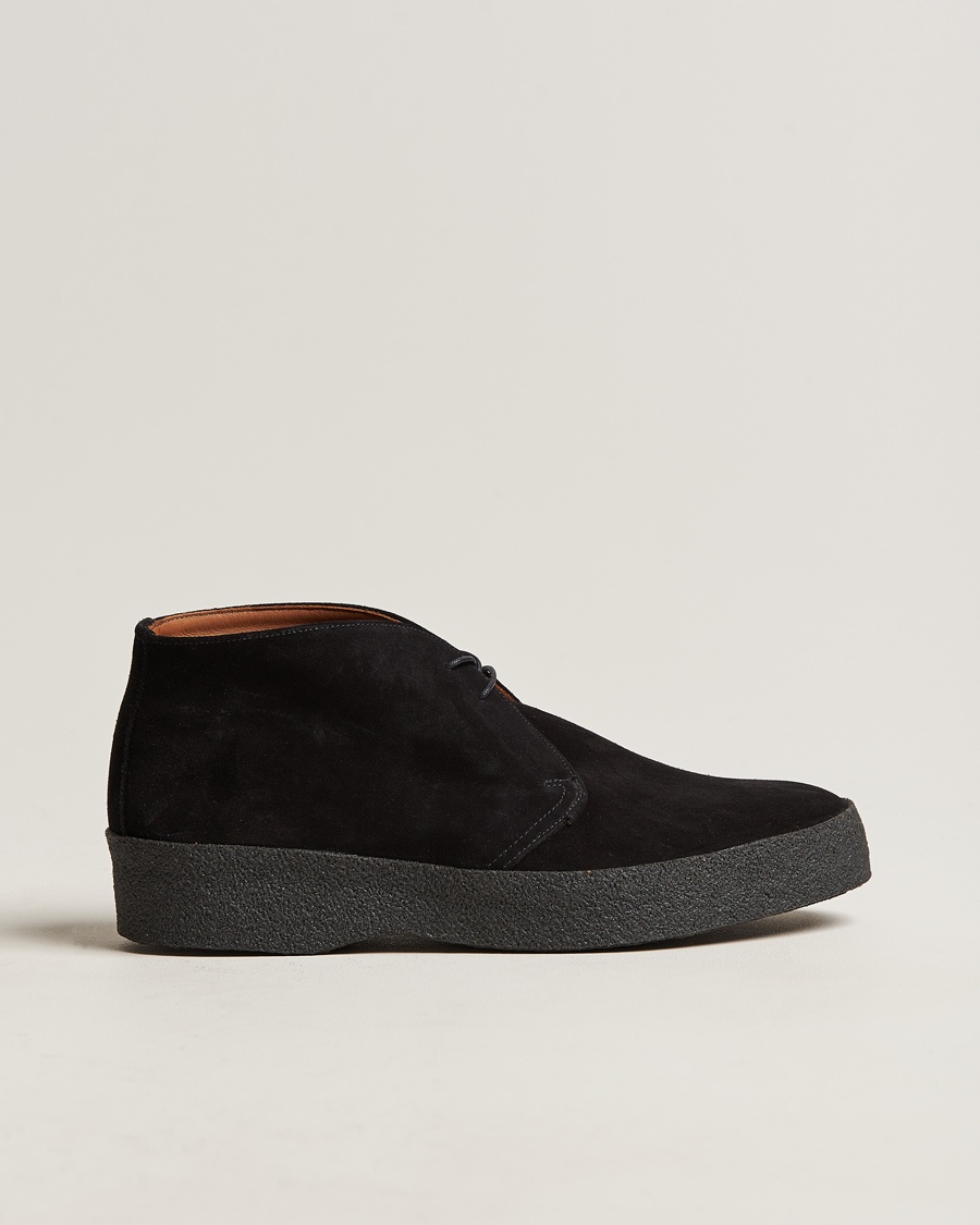 Sanders Sam Chukka Boot Black Suede at CareOfCarl.com