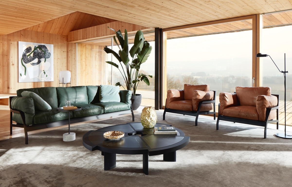 Cassina（カッシーナ）285-01 ELOROエローロ ソファ 1人掛|カッシーナ