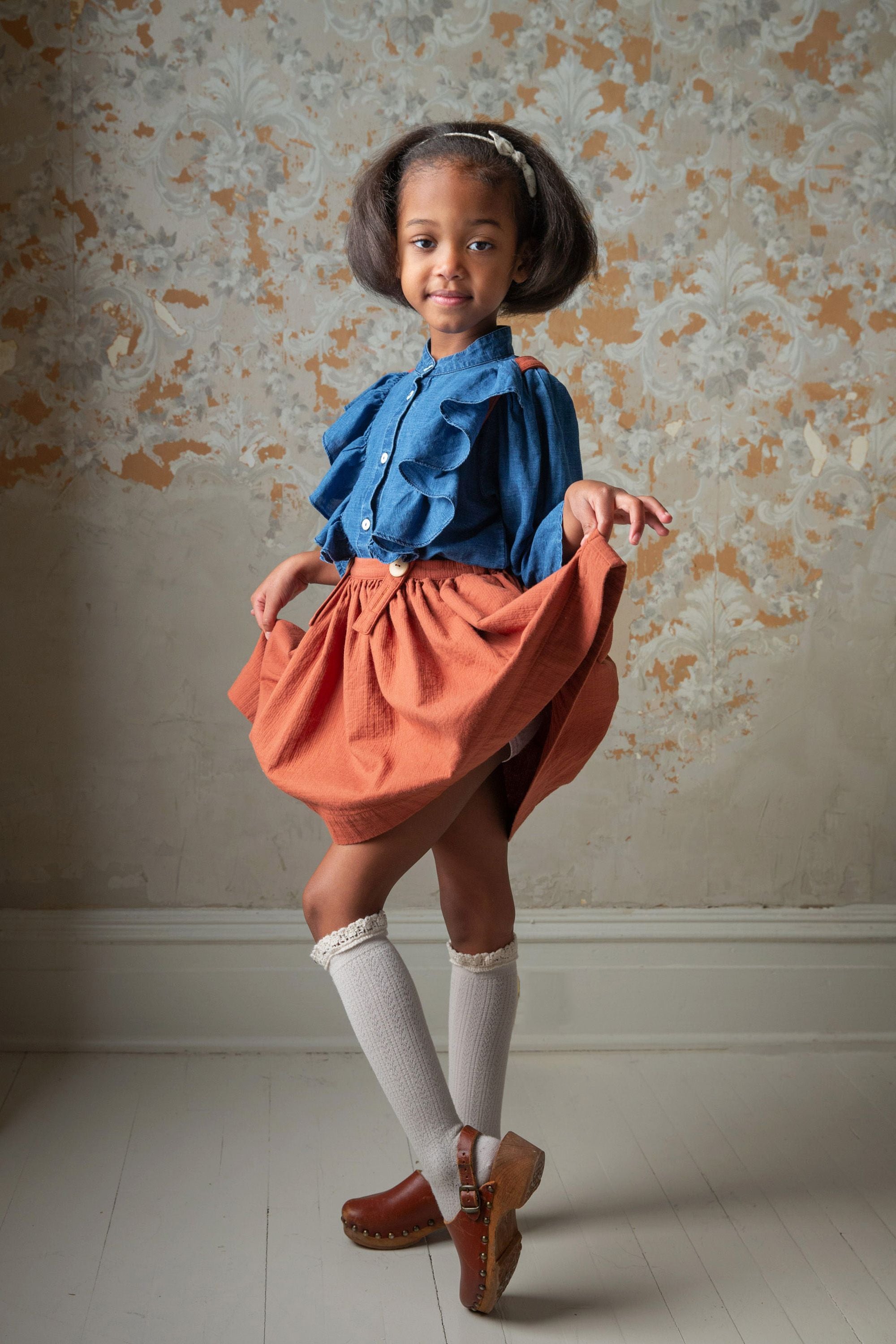 Soor Ploom Mavis Skirt - Sequoia – Casp Baby Mommy & Me Boutique