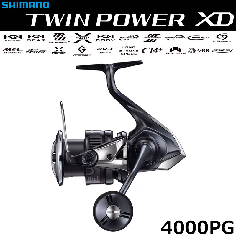 シマノ(SHIMANO) 25 ツインパワーXD 4000HG ツインパワーXD ☆NEW