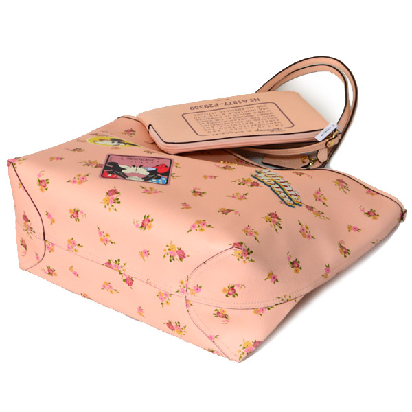 COACH】コーチ ディズニー ミニーマウス コラボ コーティングレザー