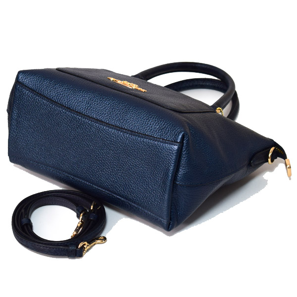 COACH】コーチ ペブルレザー ミニ エマ サッチェル 2WAY ショルダー