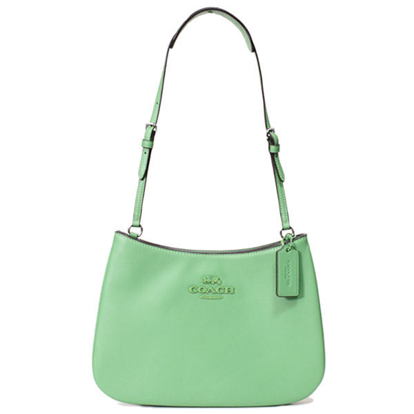 COACH】コーチ スムースレザー ペネロペ ロゴ スリム ショルダー