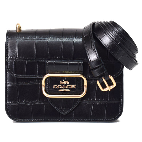 COACH】コーチ ショルダーバッグ クロコダイル レザー モーガン