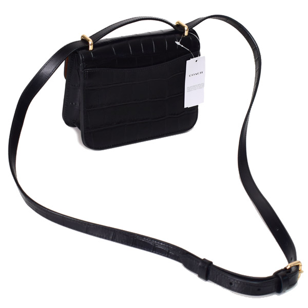 COACH】コーチ ショルダーバッグ クロコダイル レザー モーガン