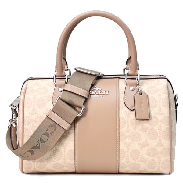 COACH】コーチ バッグ コーティングキャンバス レザー シグネチャー