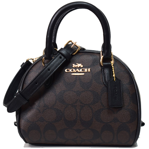 COACH ブラック ショルダーバッグ ワンショルダー シグネチャー 6845