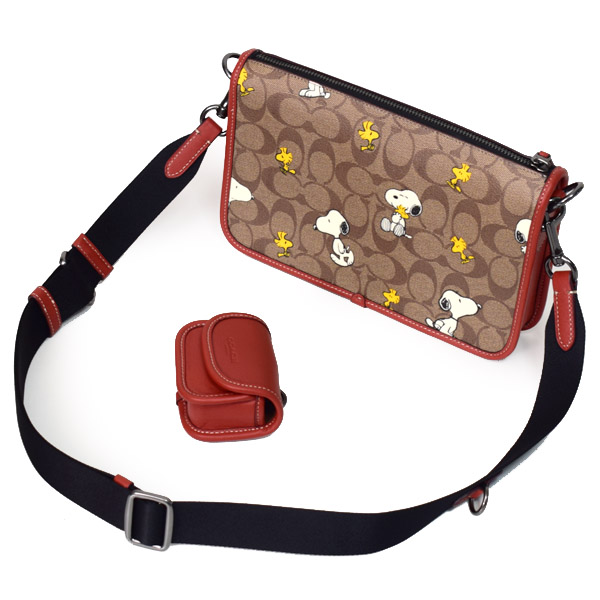 COACH】コーチ コーティングキャンバス レザー シグネチャー