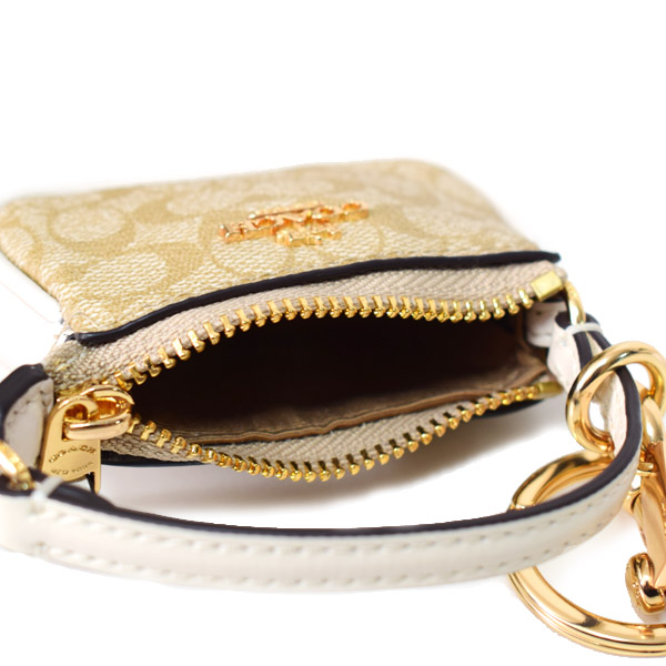 COACH】コーチ コーティングキャンバス カーフレザー シグネチャー