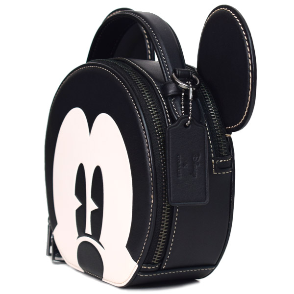 COACH】コーチ スムースレザー ディズニー コラボ ミッキー フェイス