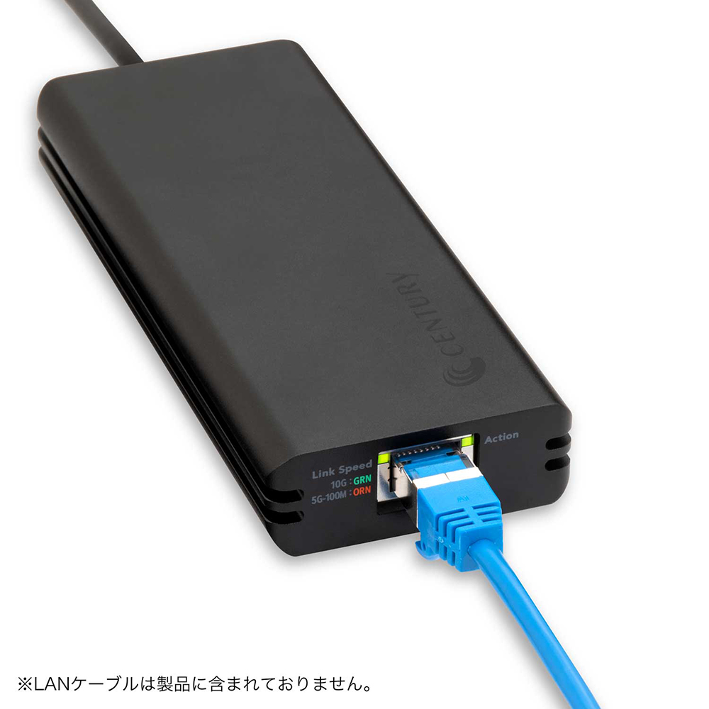 Thunderbolt™3 to 10GbE LAN adapter (CATB3LAN10G) - 株式会社