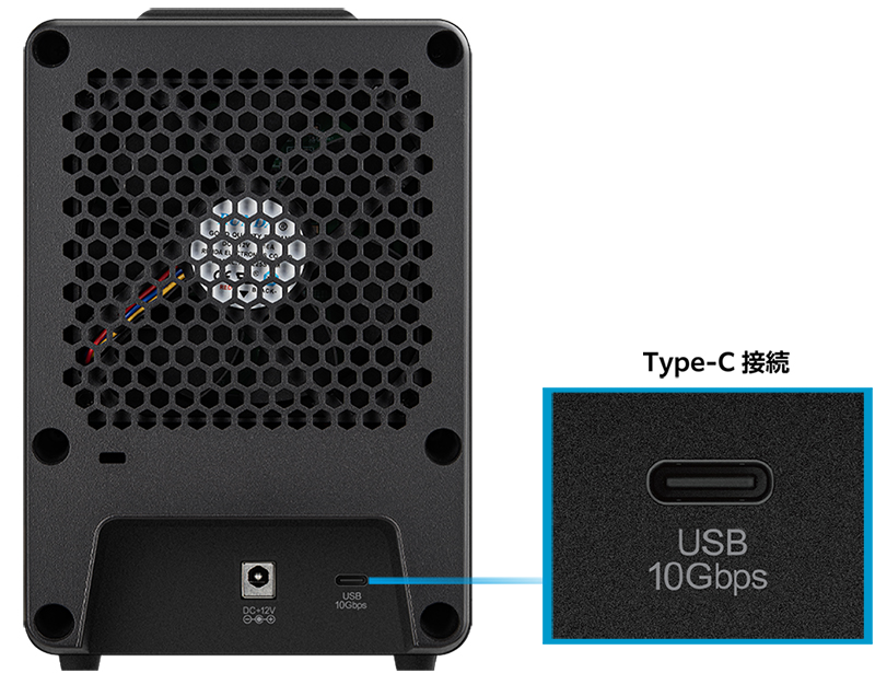 裸族のゲートハウス 4Bay (CRGH35U10G) ハードディスク（HDD）ケース