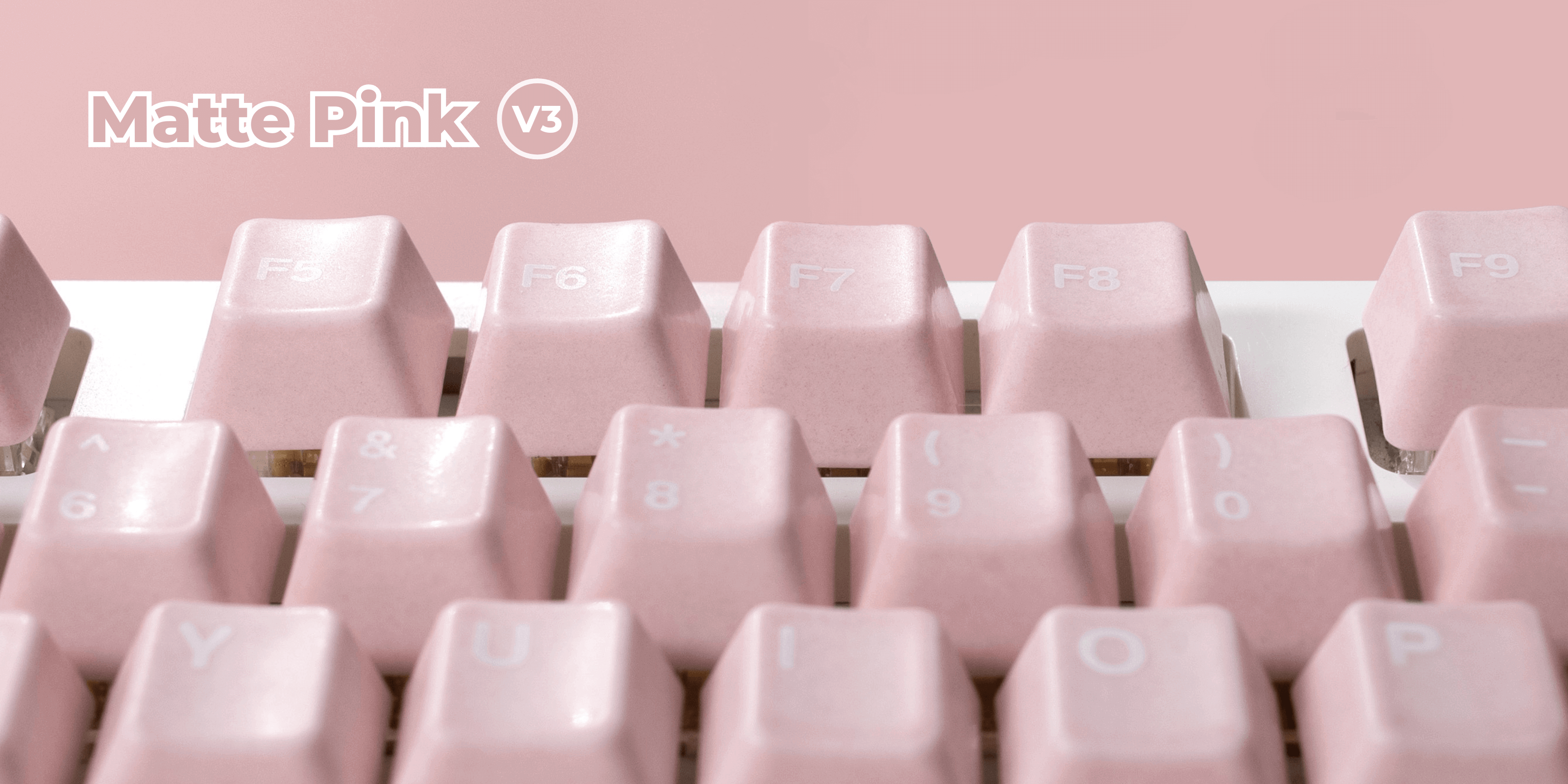 セラミックキーキャップ フルセット V3-マットホワイト