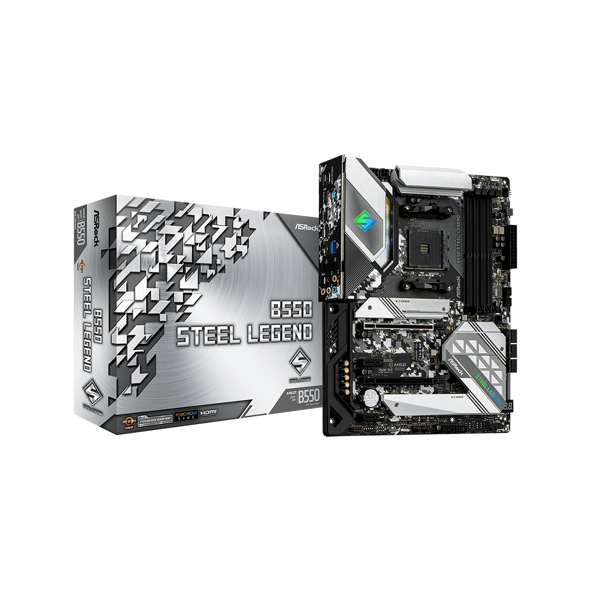 B550 Steel Legend | ASRock(アスロック) Socket AM4 AMD B550 ATX