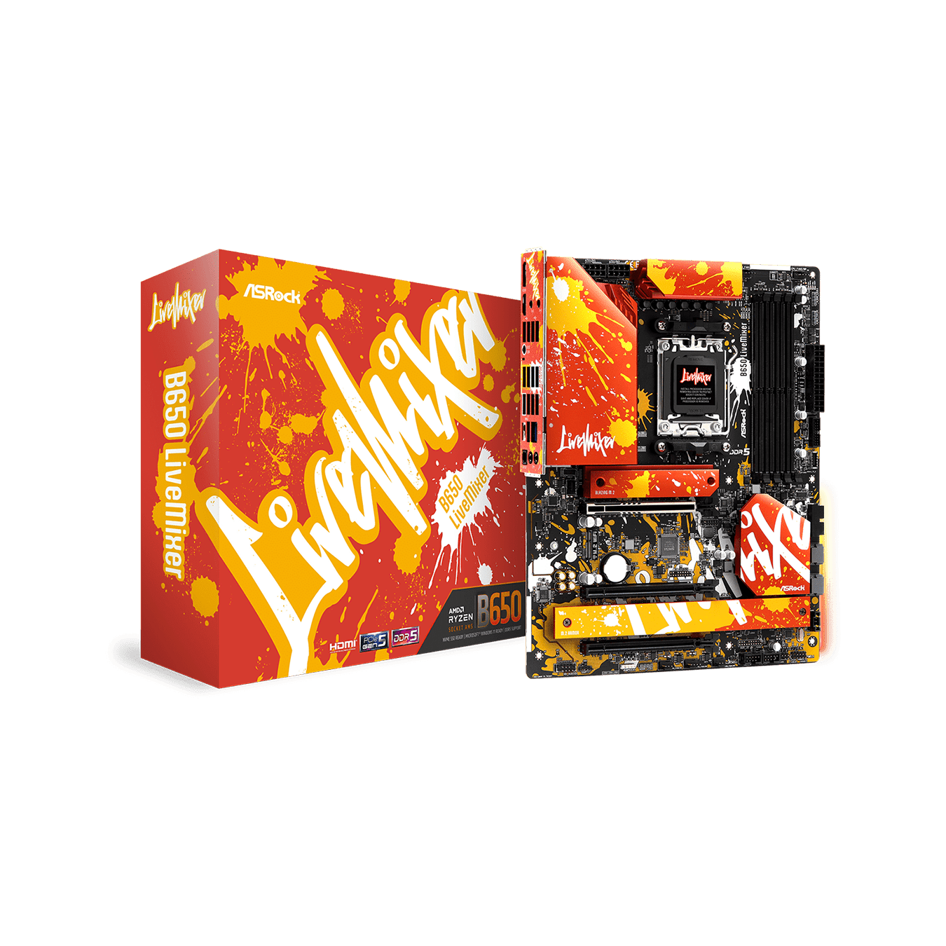 B650 LiveMixer | ASRock(アスロック) Socket AM5 AMD B650 ATX