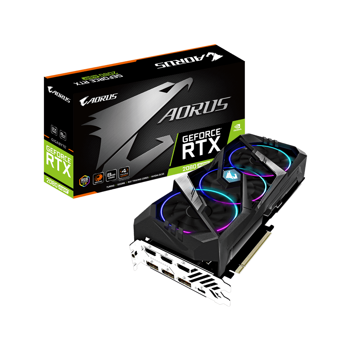 GV-N208SAORUS-8GC | GIGABYTE NVIDIA GEFORCE RTX 2080 Super 搭載