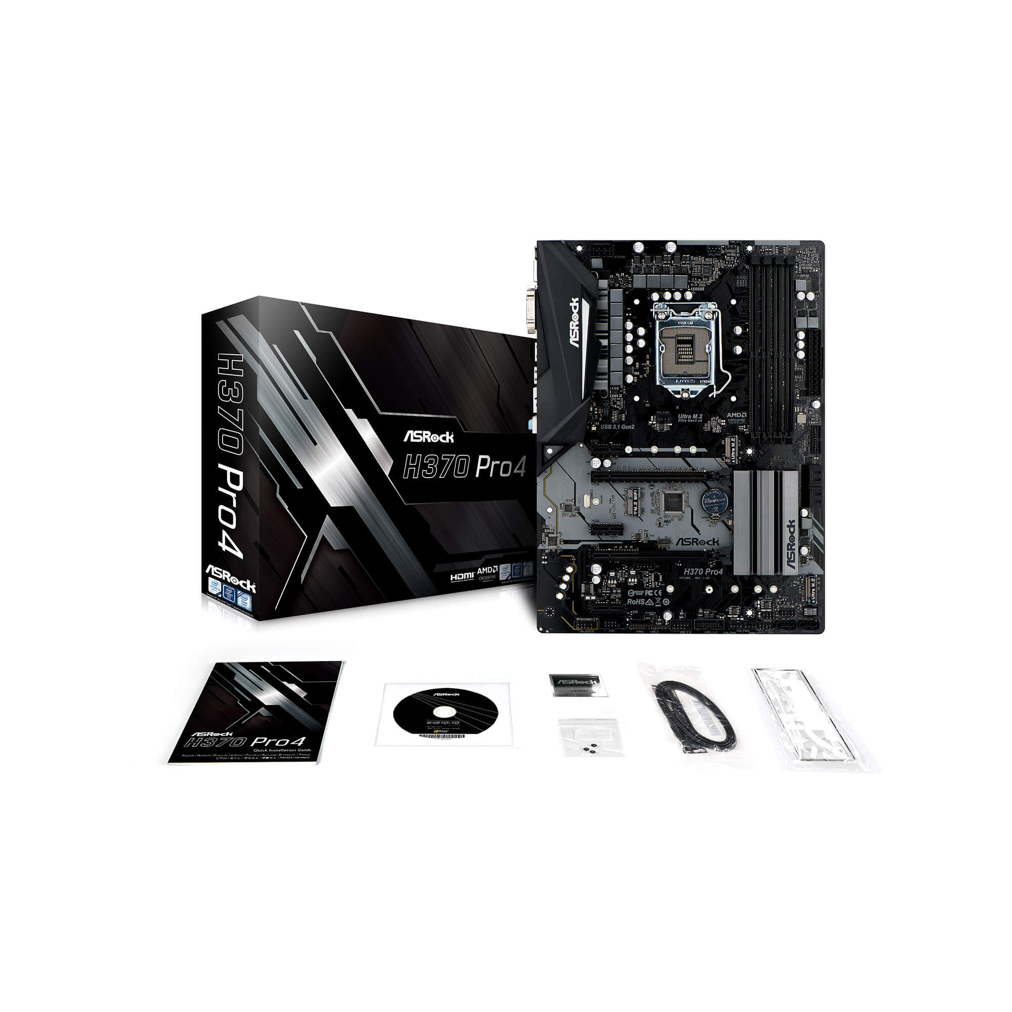 5点セット】Core i5-8400+Asrock H370マザボ+メモリ他 5点セット】Core