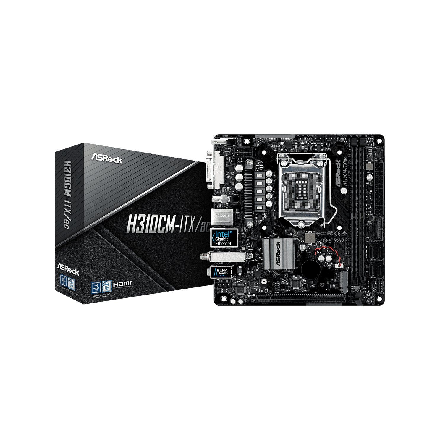 H310CM-ITX/ac | ASRock(アスロック) LGA1151 Intel H310 MiniITX