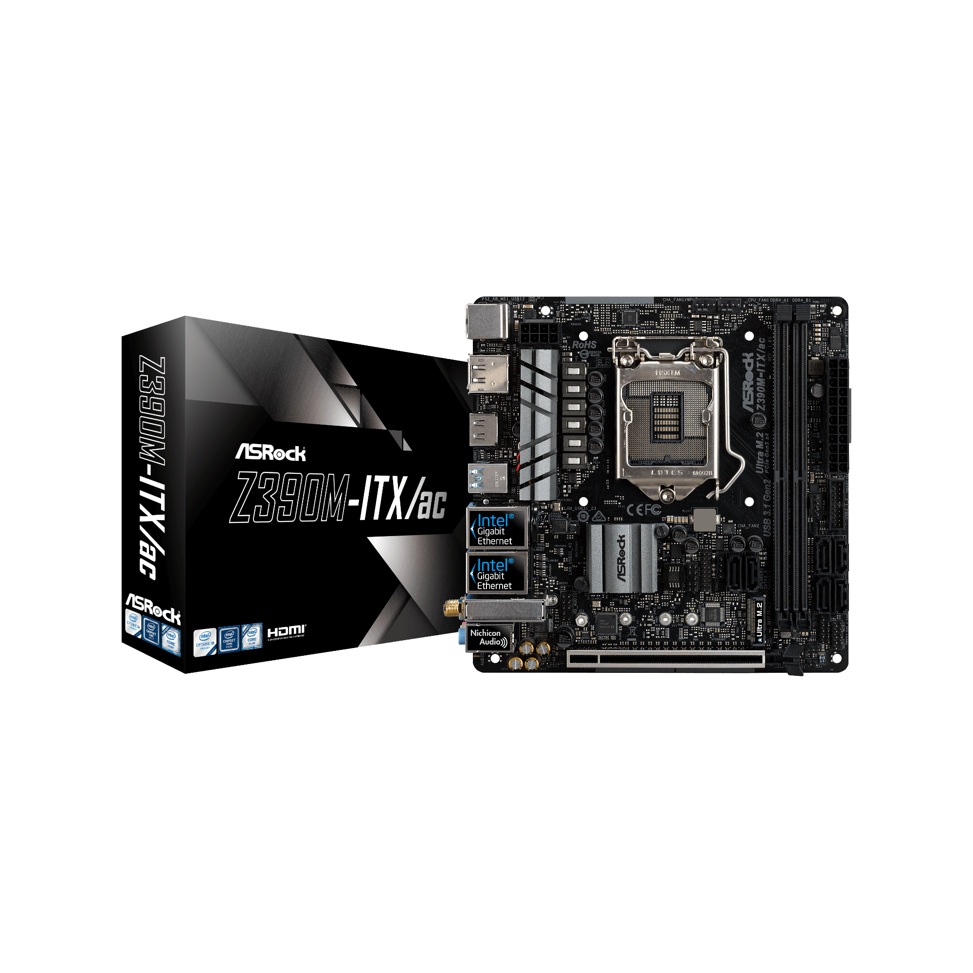 Z390M-ITX/ac | ASRock(アスロック) LGA1151 Intel Z390 Mini-ITX