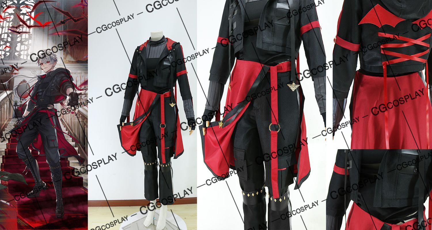 Vtuber にじさんじ 葛葉 「Scarlet Invitation」 コスプレ衣装 黒ver