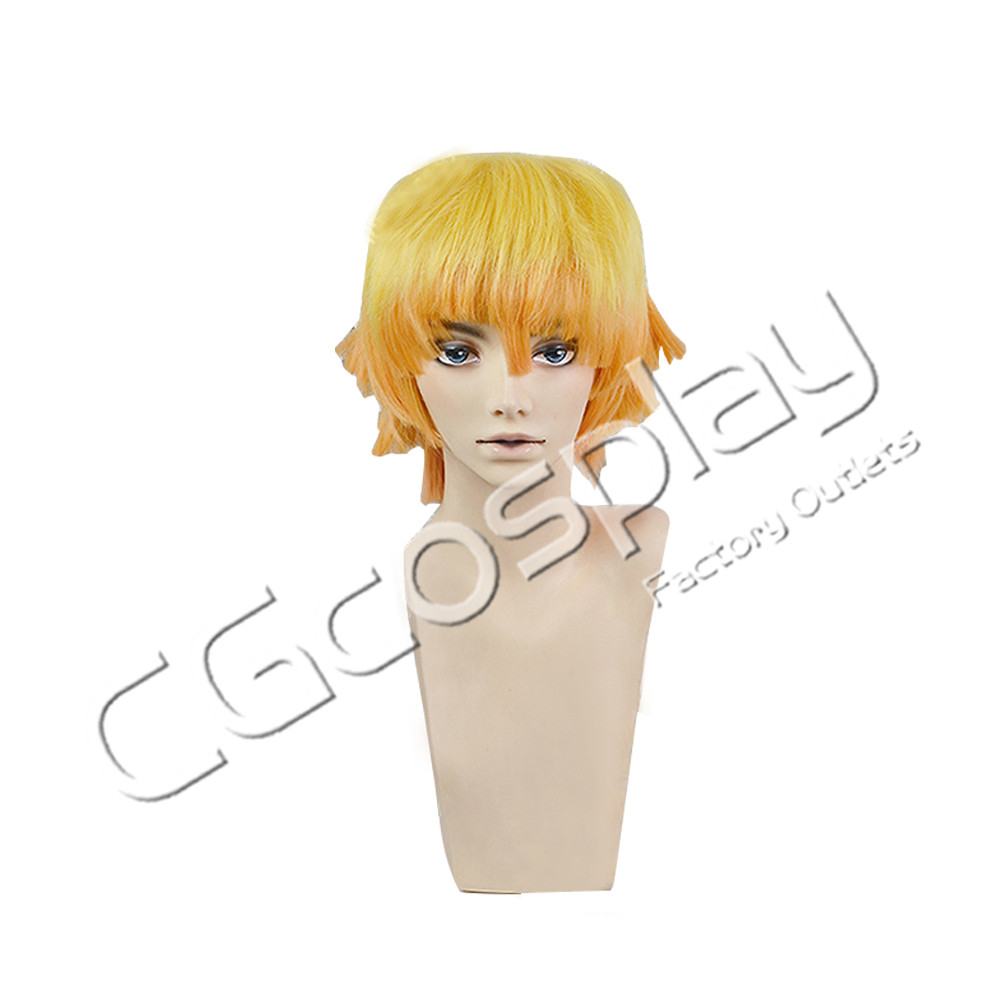 鬼滅の刃 我妻善逸 コスプレウィッグ コスプレ衣装