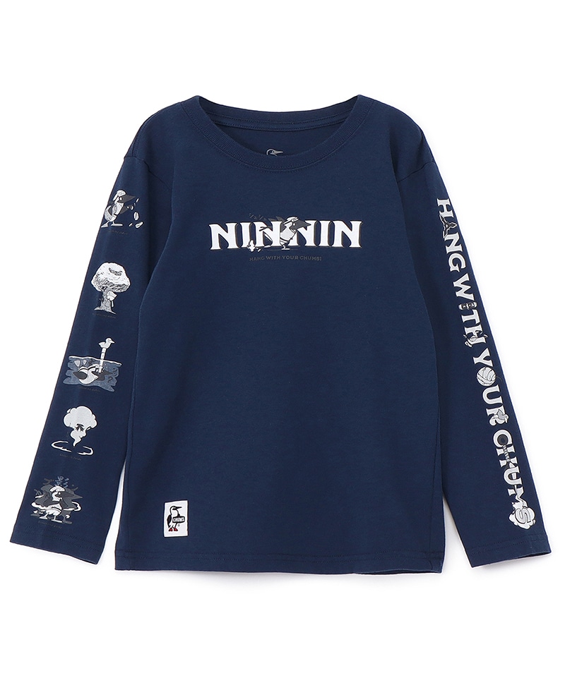 Kids The Ninja Brushed L/S T-Shirt|CHUMS(チャムス)|アウトドア