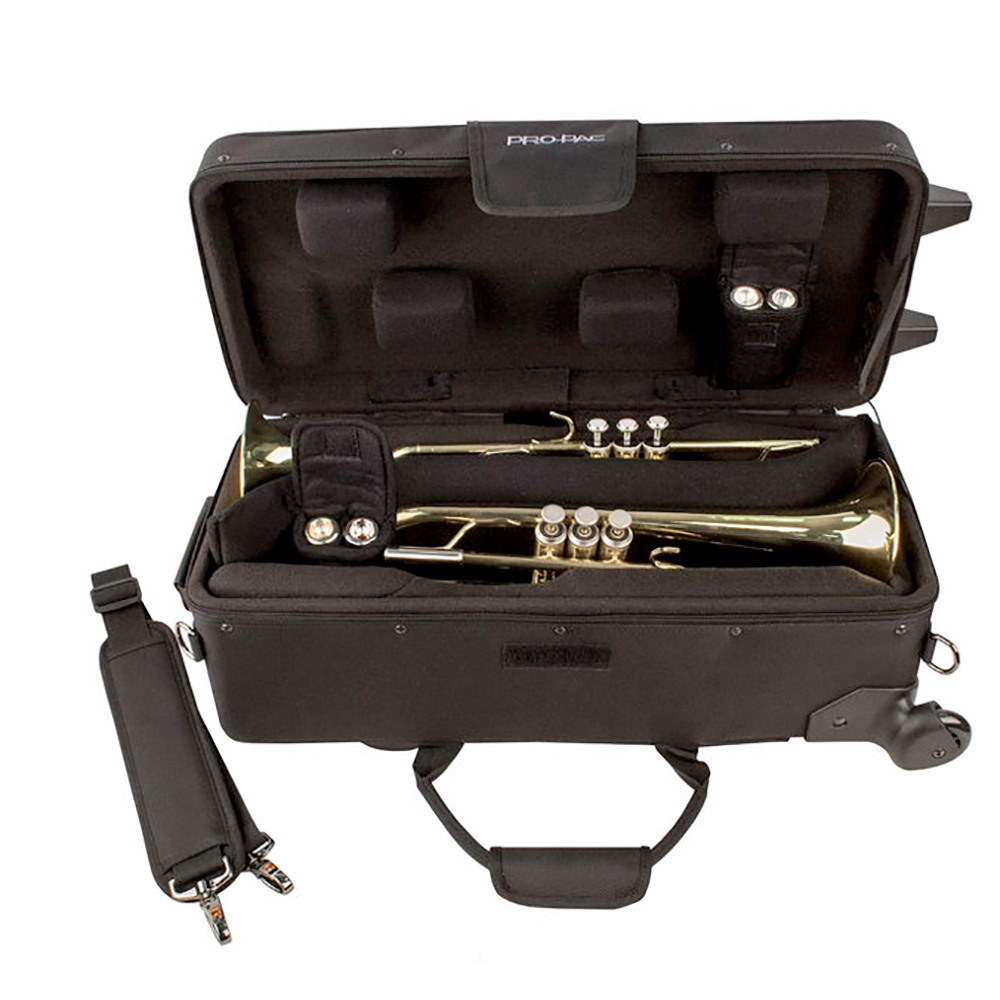 PROTEC IP301DWL トランペット用 ダブル セミハードケース キャスター