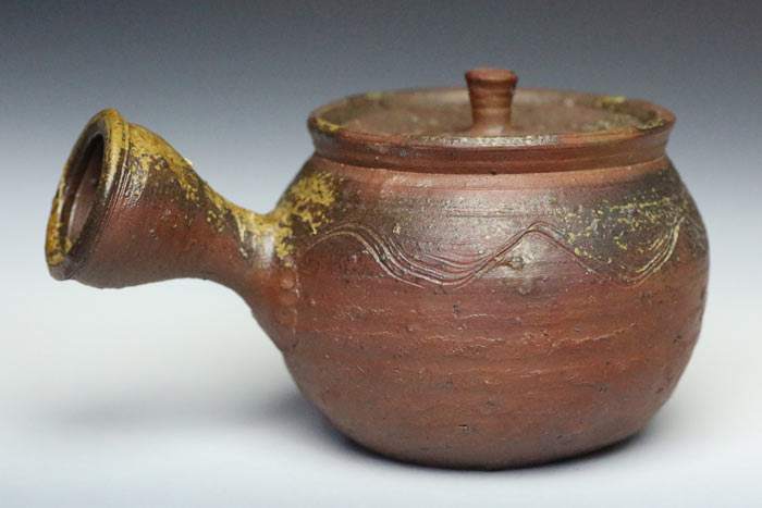 森本良信 備前急須 穴窯焼成煎茶器 備前焼 満容量350ml