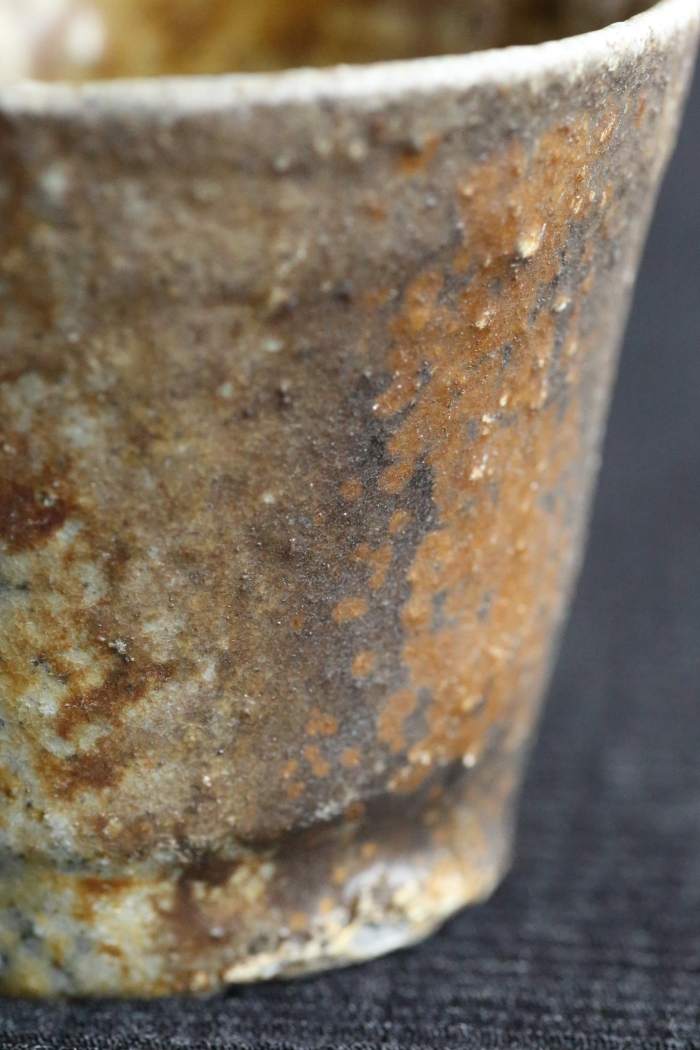 森本良信 備前焼 穴窯焼成 湯のみ 焼酎カップ コーヒーカップ 猪口 小鉢