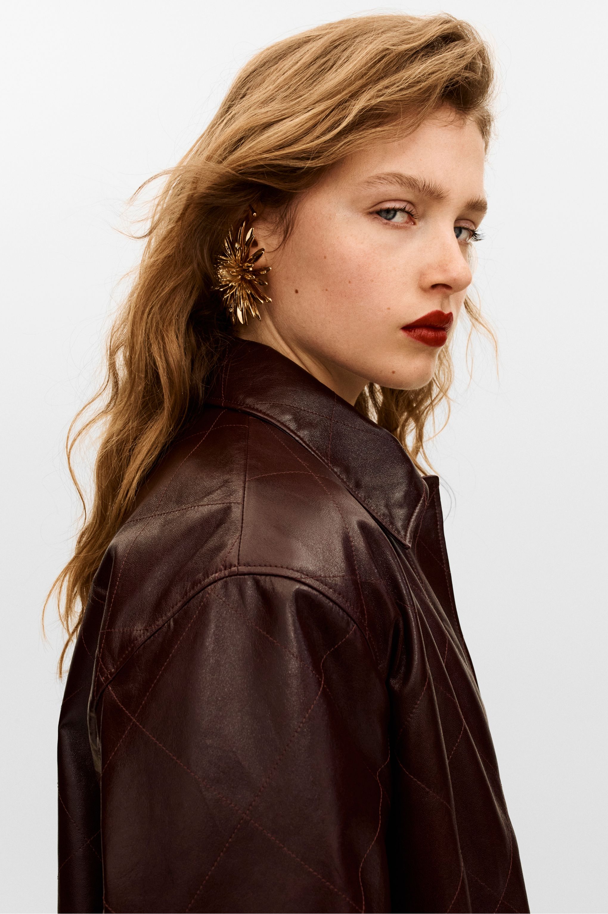 ジャケット - ラムスキン、バーガンディー — ファッション | CHANEL