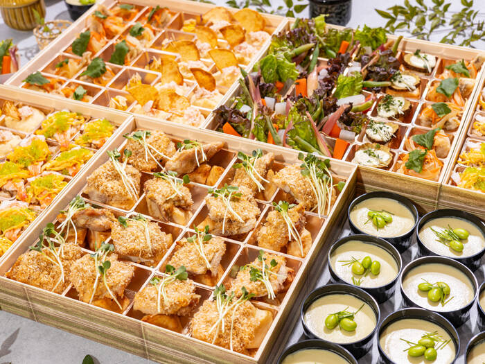 懐石フレンチ 若鶏と茶碗蒸しの折箱プラン｜懐石フレンチ壱(カイセキ