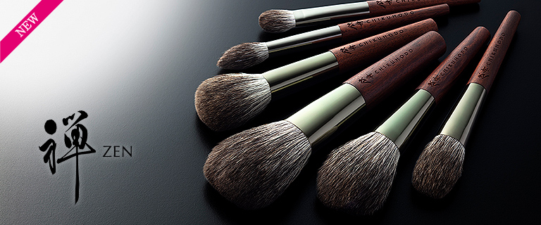 プレミアムシルバーフォックス ”禅”セットブラシ：S-ZE｜竹宝堂（ちく