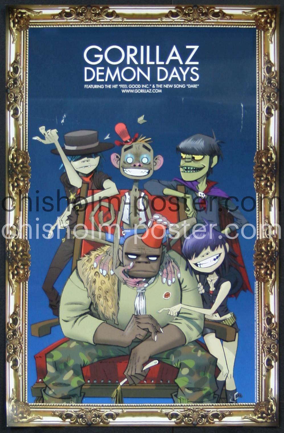 Gorillaz - Demon Days | Original Vintage Poster | Chisholm Larsson